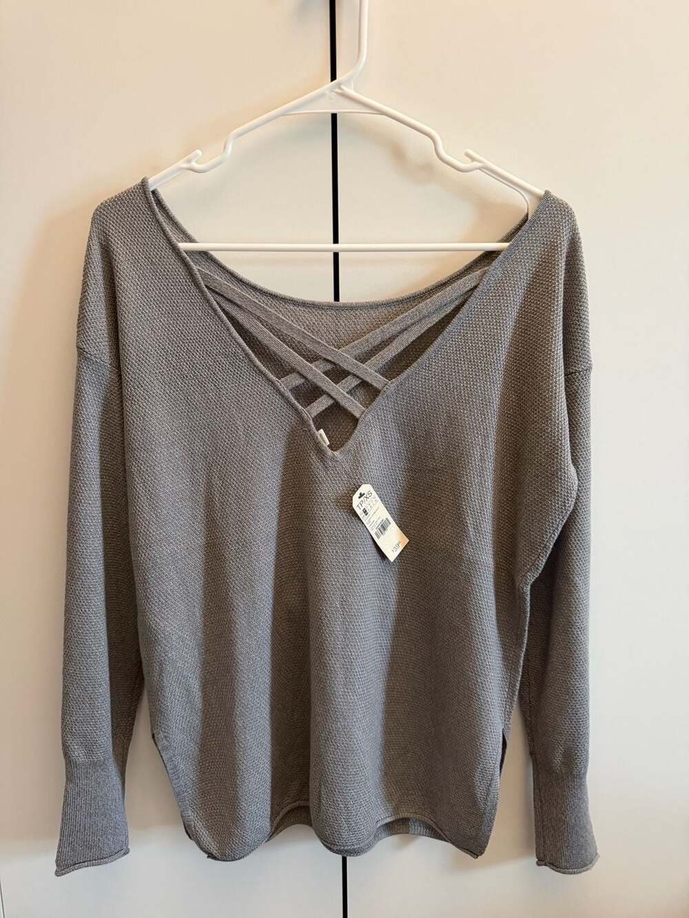 Garage Criss Cross Back Long Sleeve